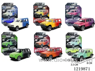 1:60 Color Changeable Pull Back Buggy 6 Mixed Packs