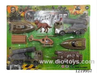Pull Back Missile Vehicle Set