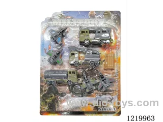 Pull back Military Engineering Vehicle + Fighter Jet Set