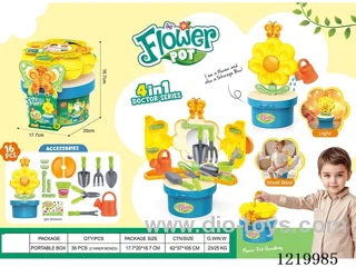 Gardening set with light 4 in 1