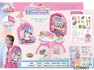 pet set 4 in 1 (Alloy Backpack)