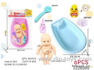 Vinyl Bathroom Toys 6PCS