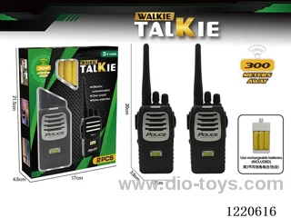 walkie-talkie included battery