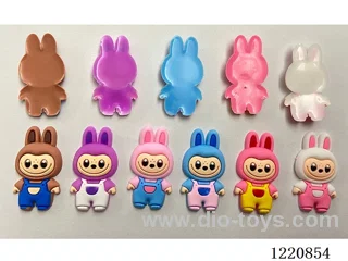 Mixed Color Fabric Soft Gel