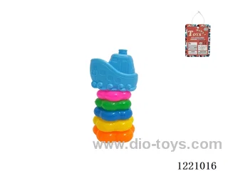 5-Layer Plum-shaped Rainbow Rings (Car)