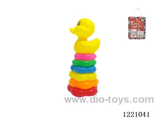 6-Layer Plum-shaped Rainbow Rings (Duck with big head)