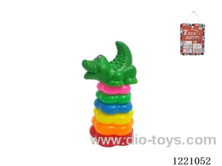 6-Layer Plum-shaped Rainbow Rings (Yellow Duck)