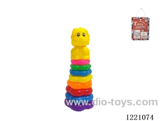 8-Layer Plum-shaped Rainbow Rings (Crocodile)