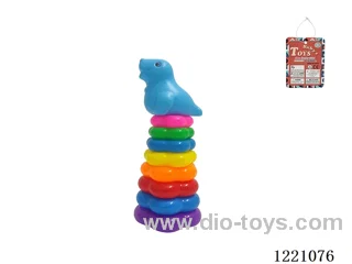 8-Layer Plum-shaped Rainbow Rings (Wheelbarrow)