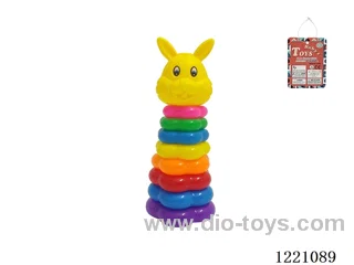 8-Layer Plum-shaped Rainbow Rings (Crocodile)