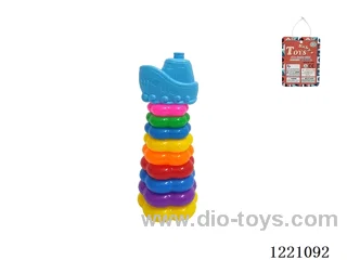 9-Layer Plum-shaped Rainbow Rings (Car)