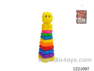 9-Layer Plum-shaped Rainbow Rings (Hen)