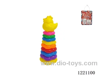 9-Layer Plum-shaped Rainbow Rings (Dinosaur)