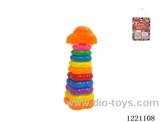 10-Layer Plum-shaped Rainbow Rings (Dabbling Duck)