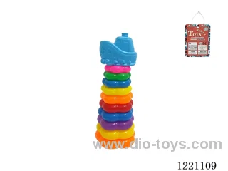 10-Layer Plum-shaped Rainbow Rings (Dodo duck)