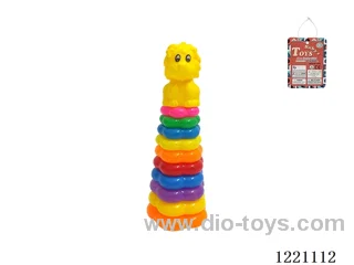 10-Layer Plum-shaped Rainbow Rings (Crocodile)