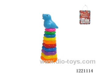10-Layer Plum-shaped Rainbow Rings (Wheelbarrow)