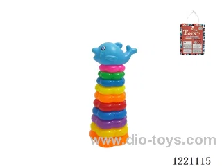 10-Layer Plum-shaped Rainbow Rings (Dolphin)