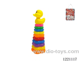 10-Layer Plum-shaped Rainbow Rings (Duck with big head)