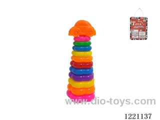 11-Layer Plum-shaped Rainbow Rings ()