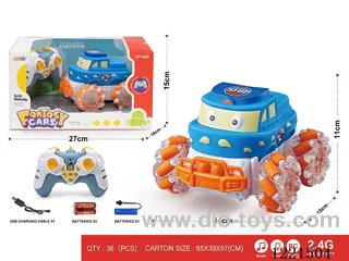 2.4G rc vinyl stunt car W L/M included battery