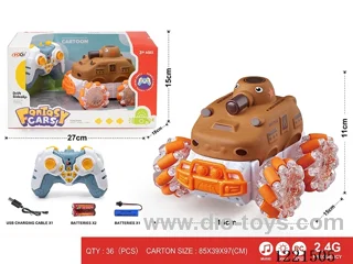 2.4G rc vinyl stunt car W L/M included battery