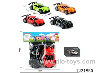 Pull back sports car (Lamborghini) skeleton car