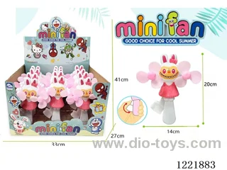 Hand Pressed Fan 12PCS