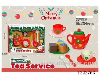 11PCS Christmas Tea Set A