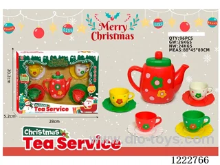 9PCS Christmas Tea Set D