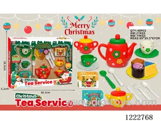 18PCS Christmas Tea Set B