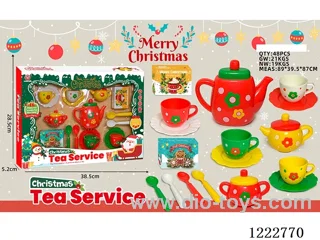 17PCS Christmas Tea Set D