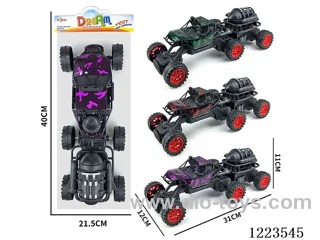 6-wheel free wheel car