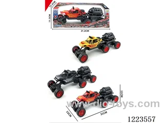 6-wheel free wheel car