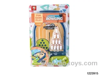 Motion-pushed bowling lane short table (plastic packaging)