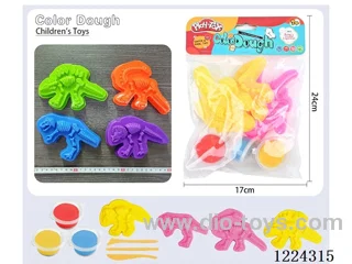 Dinosaur theme colorful clay