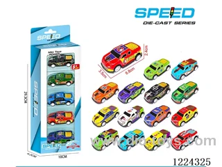Pull Back Tin Cars 5PCS