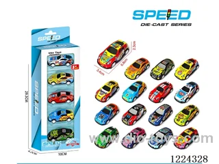 Pull Back Tin Cars 5PCS