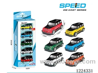 Pull Back Tin Cars 5PCS