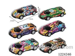 Pull Back Tin Cars