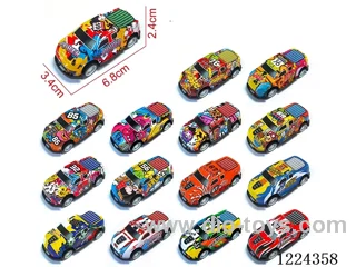 Pull Back Tin Cars 3PCS
