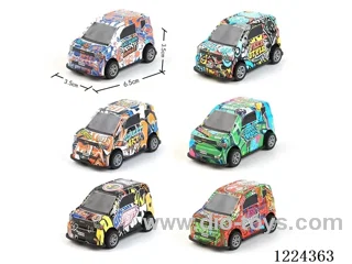 Pull Back Tin Cars