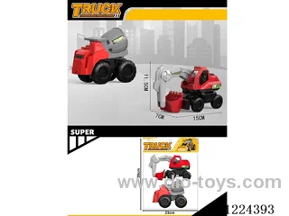 free wheel engineering vehicles 2PCS