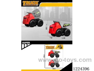 free wheel engineering vehicles 2PCS