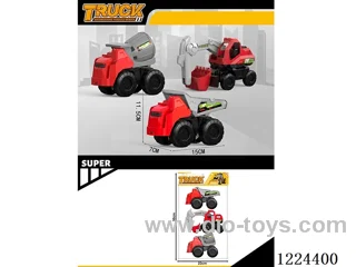 free wheel engineering vehicles 3PCS
