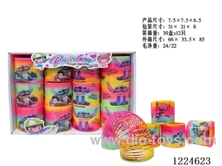 12PCS 7.5CM rainbow circle
