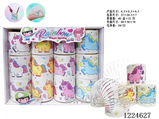 12PCS 6.5CM rainbow circle