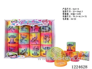 12PCS 6CM rainbow circle
