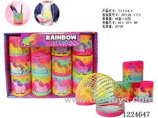 12PCS 7CM rainbow circle