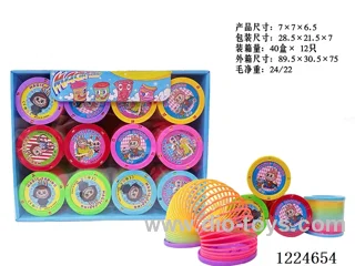 12PCS 7CM rainbow circle